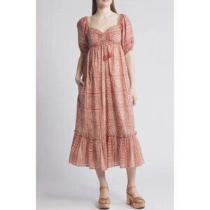 Cleobella 'Joley' Organic Cotton Midi-Dress, Tomar Print, Multi